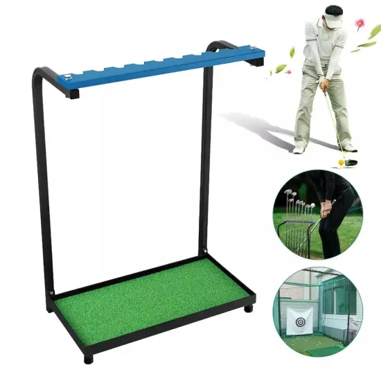 Golf Club Display Rack Organizer Holder Golf Putter Storage Rack Floor Stand {1}
