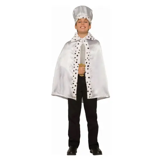 King Crown Child Costume Hat, Silver {1}