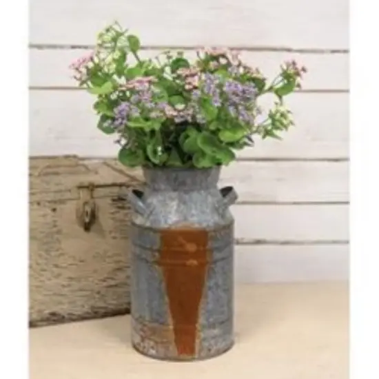 18 Inch Artificial Queen Ann&rsquo;s Lace Spray with Green Leaves and Faux Floral Stem for Home Decor Purple {2}