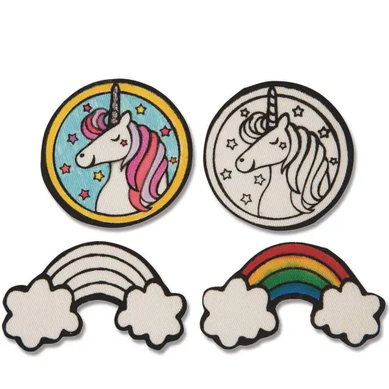 Velvet Art Iron-On Patches to Color (Pack of 100) {6}