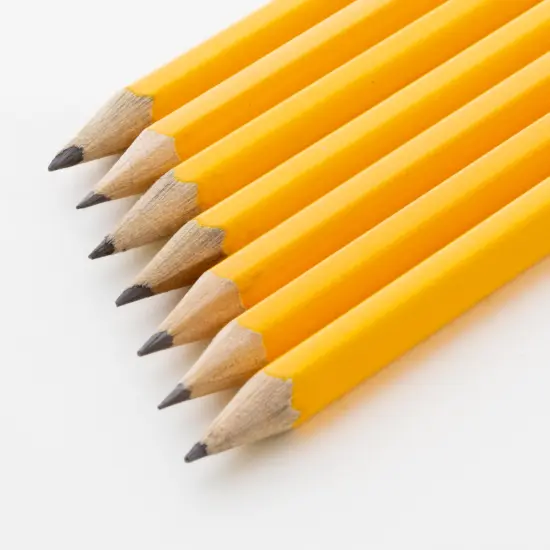 BAZIC Yellow Pencil #2 Pre-Sharpened Premium (144/Pack) {5}