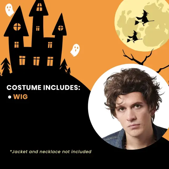 Cool Dude Adult Costume Wig | Brown {5}
