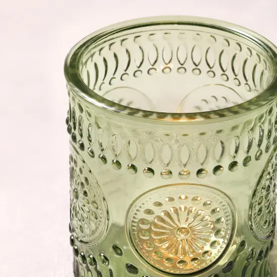 Glass Candle Jars Set of 8 for Making Candles {3}