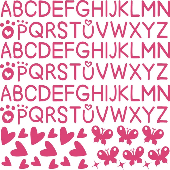 Badger Basket Doll High Chair with Accessories and Free Personalization Kit - White/Pink/Chevron {3}