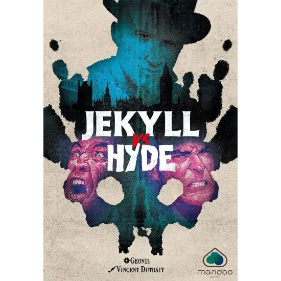 Jekyll vs. Hyde - 2 Player Trick Taking Game, Mandoo, Luma Imports, Ages 14+, 2 Players, 20 Min {7}