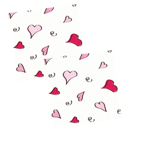 Large Swing Hearts Cello Treat Bag {4}