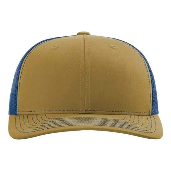 Richardson&reg; Snapback Trucker Cap H Grey/ C Maroon {4}