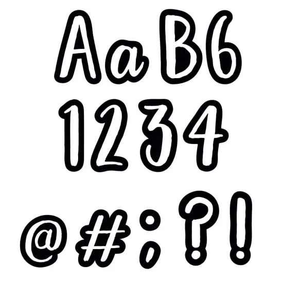 Bold & Bright Classroom Caf&eacute; 4" Designer Letters {1}