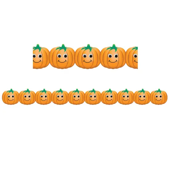 Happy Pumpkins Border, 12 Strips/36 Feet {1}