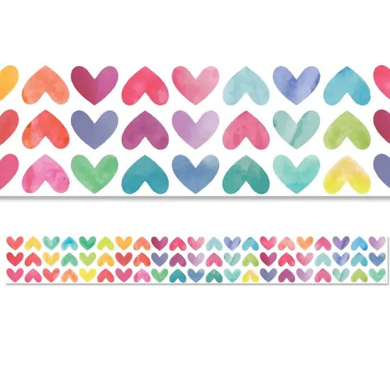 Colorful Hearts EZ Border, 48 Feet {1}