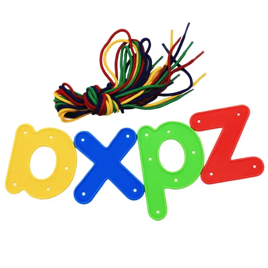 Lacing Alphabet - Lowercase - 26 Letters - 8 Laces {1}