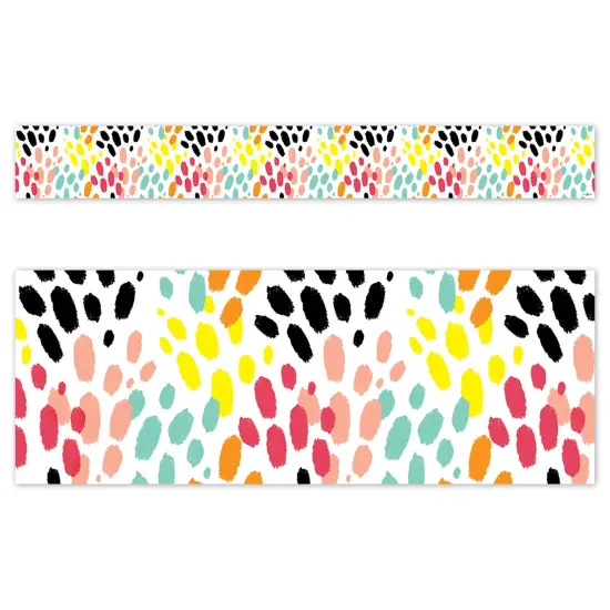 Messy Tracks Jungle Friends Border {1}