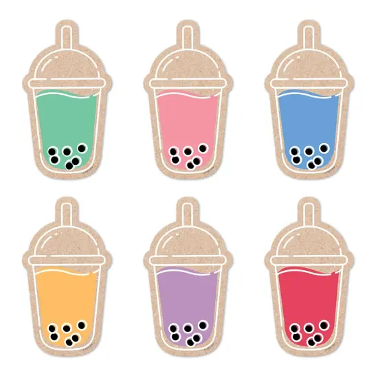 Boba Cups Krafty Pop 6in Cut Outs Krafty Pop {1}