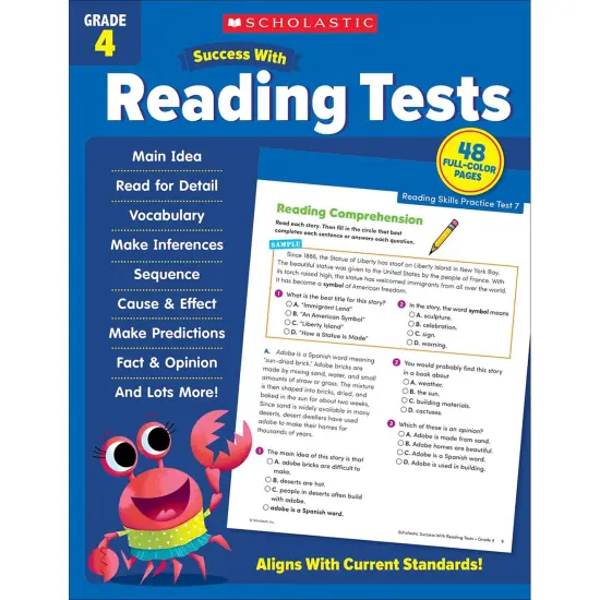 Success With Reading Tests: Grade 4 {1}
