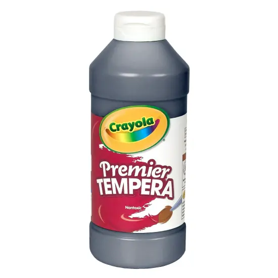 16oz Black Crayola Premier Tempera {1}