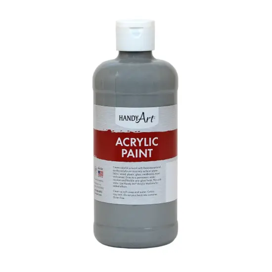 Acrylic Paint 16 oz, Gray {1}
