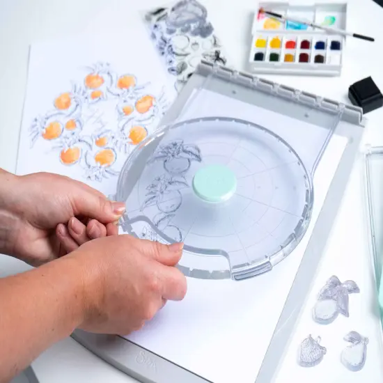 Sizzix Stencil & Stamp Tool Accessory-Stamp & Spin Tool {6}