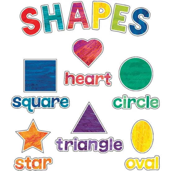 World of Eric Carle&trade; Shapes Mini Bulletin Board Set, 32 Pieces {1}