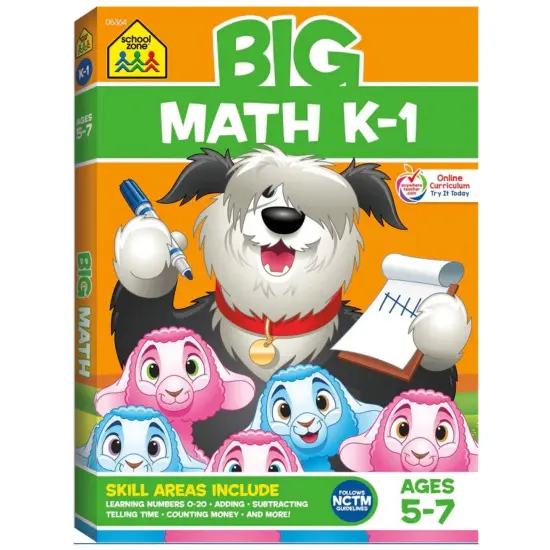 Big Workbook Math, Grades K-1 {1}