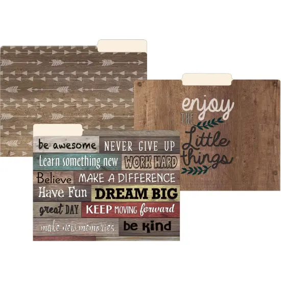 Farmhouse Chic File Folders, Letter Size, Pack of 12 {1}