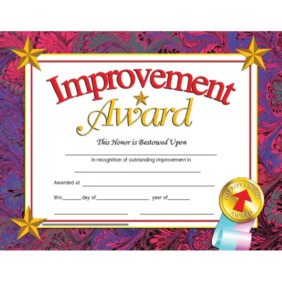 Improvement Award {1}