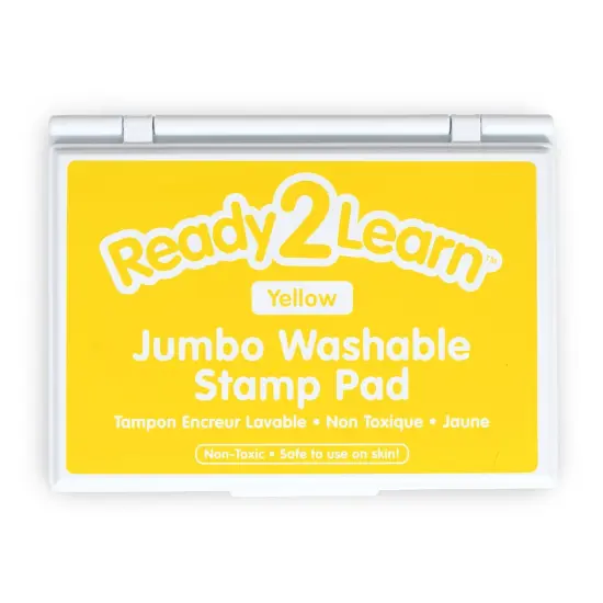 Jumbo Washable Stamp Pad - Yellow - 6.2"L x 4.1"W {1}
