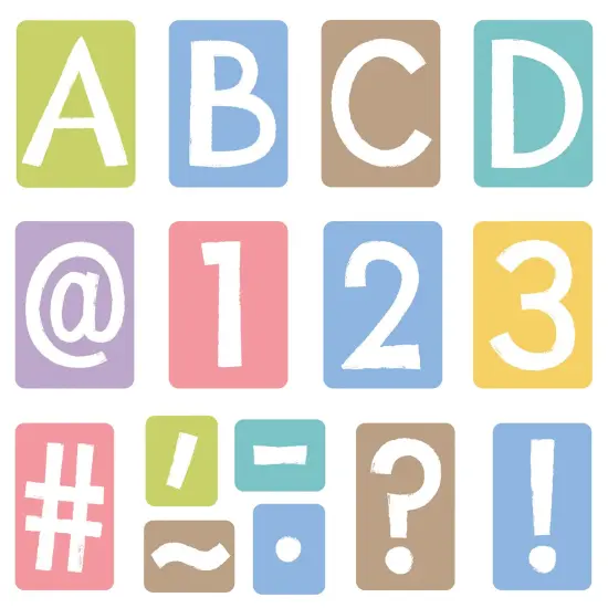 Garden Path 4in Tiles Uppercase Ready Letters {1}