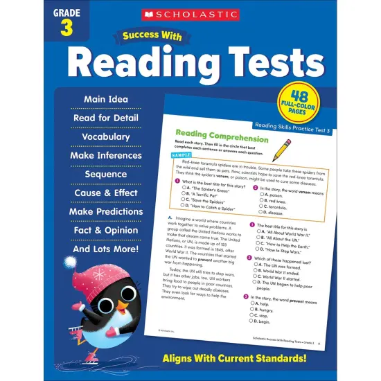 Success With Reading Tests: Grade 3 {1}