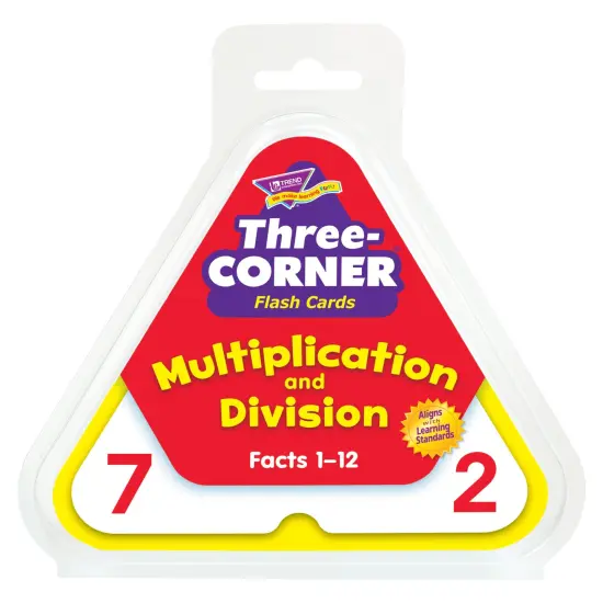 Multiplication and Division Three-Corner&reg; Flash Cards {1}