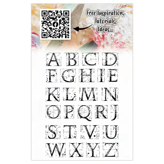 AALL And Create A5 Photopolymer Clear Stamp Set-Aged Manuscript {3}