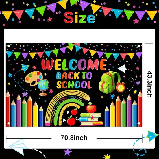 Welcome Back to School Banner(Color-2) {2}