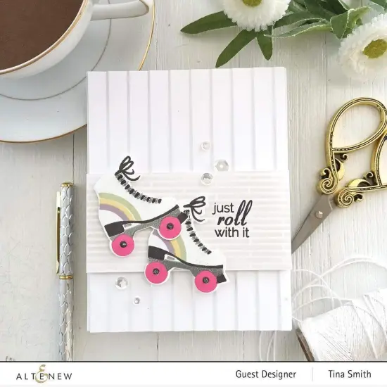 Window Slats 3D Embossing Folder {2}