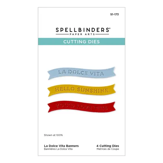 Spellbinders Etched Die-La Dolce Vita Banners {1}