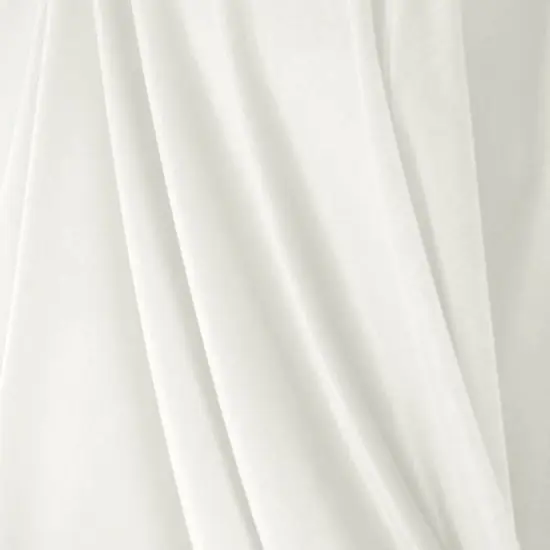 1 Yard Stretch Velvet Optic White Fabric Soft Medium Weight for Dancewear 58/60 Inches Wide Solid Optic White {1}