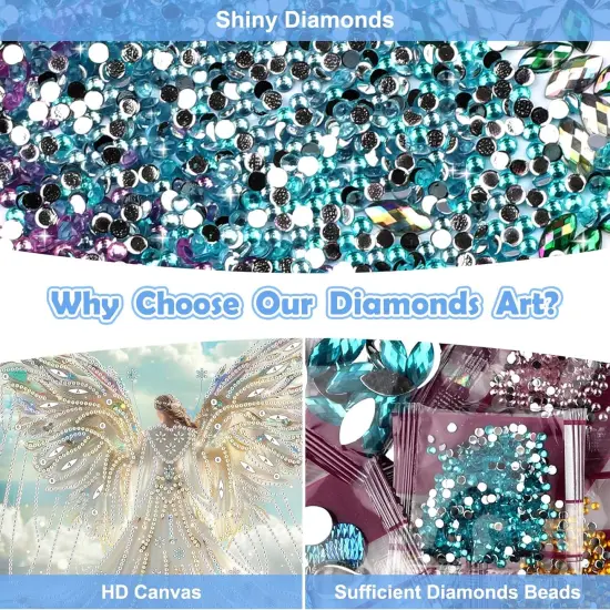 Angel Diamonds Painting Kits 12x12Inch {4}