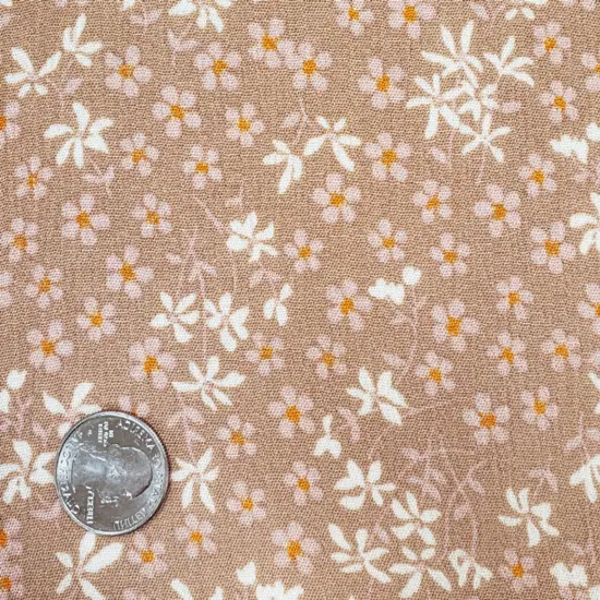 1 Yard Rayon Crinkle Crepon Cookie Doe Fabric, Lightweight Drapey Apparel Textile, 50/52" Wide {3}