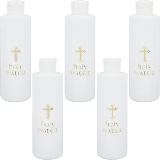 5pcs Holy Water Bottles 250ml/8oz {1}
