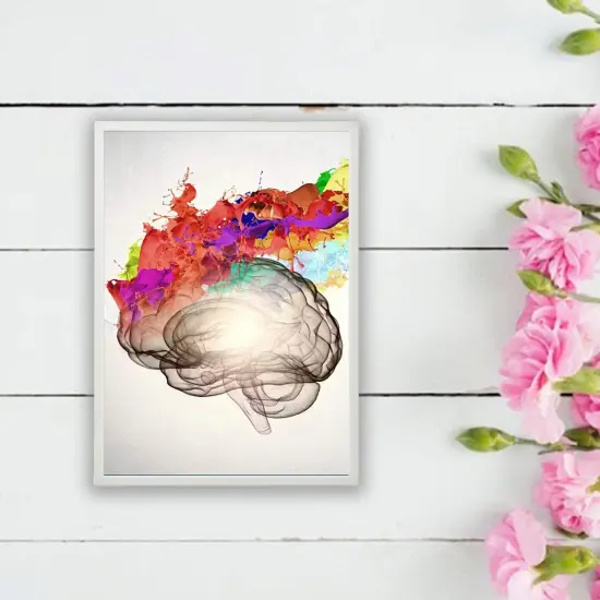 Large 19.75x27.5 White Picture Frame &ndash; Kid-Safe with Plastic Front Protection, Lightweight & Durable, Horizontal/Vertical Display, Compatible with ALFTA Adhesive Hook {6}