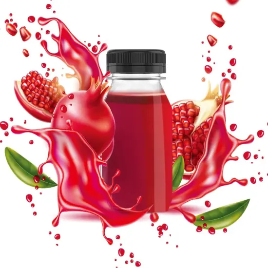 8 Pcs 8 Ounce Plastic Juice Bottle Drink Containers Juicing Bottles with Black Lids {3}