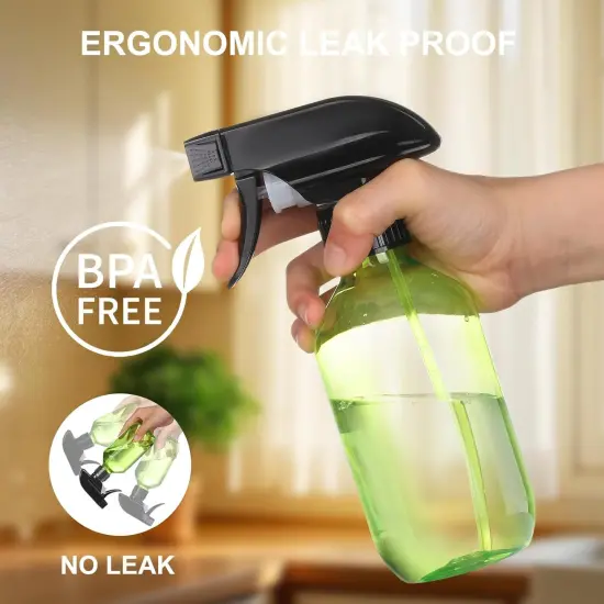 Plastic Spray Bottles 2 Packs - 10 oz/300 ml {2}