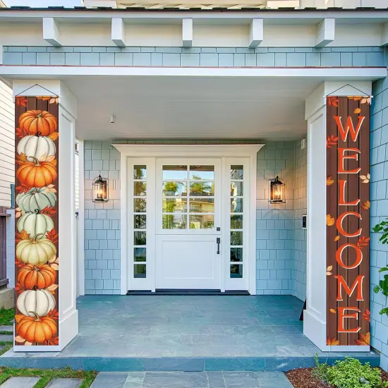 Fall Decorations Banner 2 Pack Happy Fall Y'all Decorations {5}