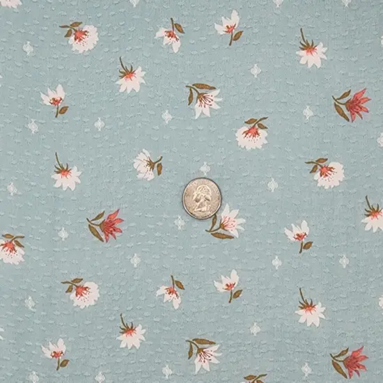 1 Yard Gray/Ivory Rayon Dobby Stripe Fabric Lightweight Jacquard Material for Apparel 53/54" Wide {3}