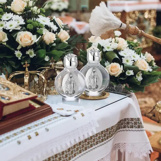 12 Pcs Glass Holy Water Bottles {5}