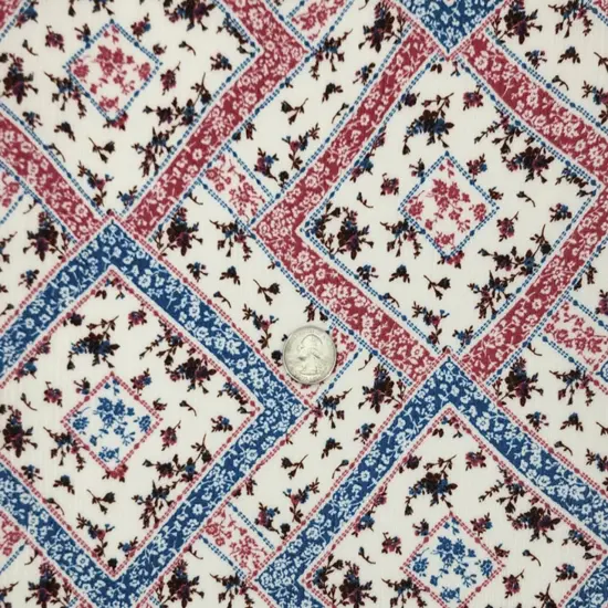 1 Yard Rayon Crinkle Spring Blue Fabric 50/52" Wide, Lightweight Apparel Textile {3}