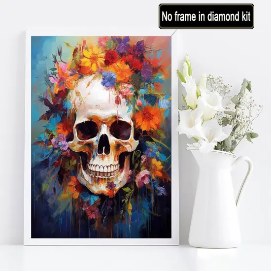 Paint by Numbers Kits for Adults Skeleton {2}