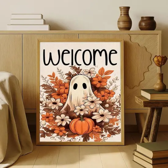 Halloween Diamond Art Kits for Adults - Welcome Halloween {2}