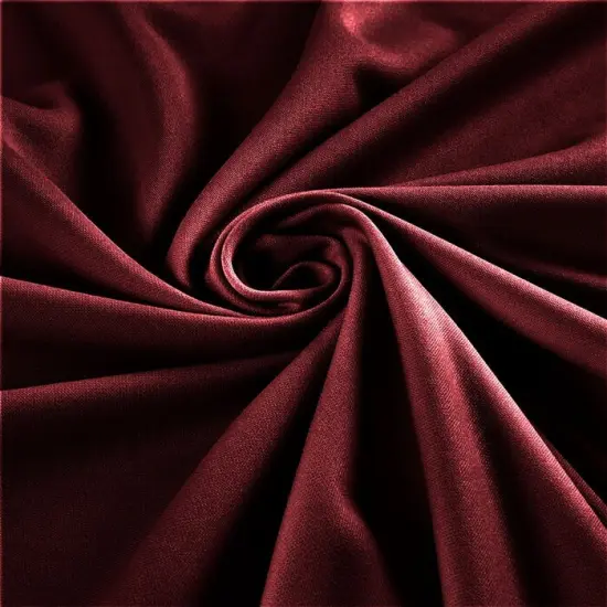 1 Yard Crepe Stretch Scuba Techno Knit Fabric for Head Wraps Costumes Sewing Projects Burgundy {1}