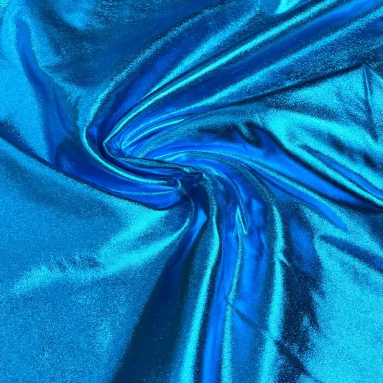 1 Yard Shiny Metallic Foil Lame Spandex Fabric Stretch Activewear Material 58-60 inches width Black {4}