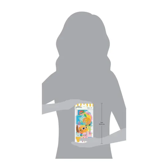 Pebbles Fun In The Sun Ephemera Die-Cuts 74/Pkg-Holographic Foil Icons {5}