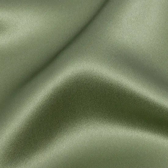 1 Yard Premium Oil Green Silk Charmeuse Fabric 44" Wide for Fashion & Lingerie {2}